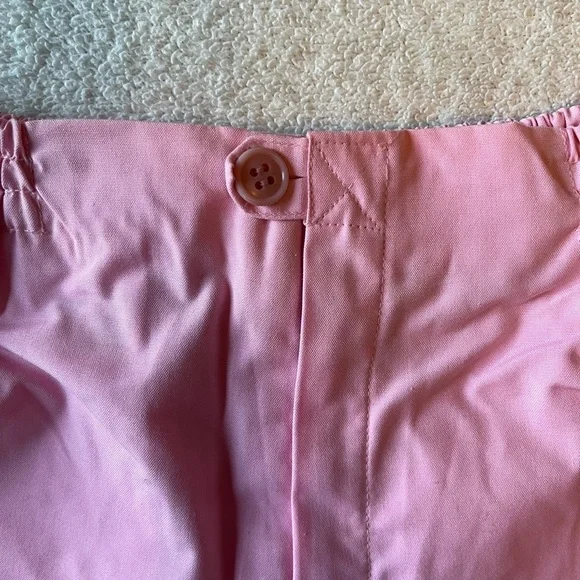 Vintage “C’est joli” brand pink shorts w embroidered flowers, Sz S - Picture 3 of 7